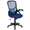 Flash Furniture Office Chair, Mesh, Blue HL-0016-1-BK-BL-GG - alternate 5